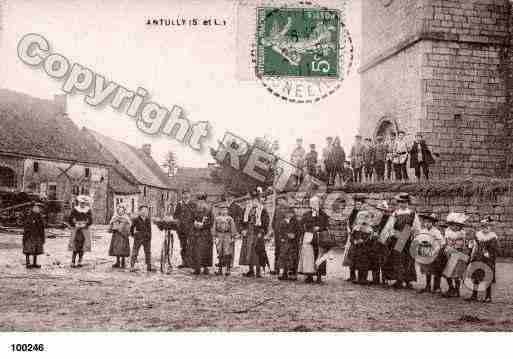 Ville de ANTULLY, carte postale ancienne