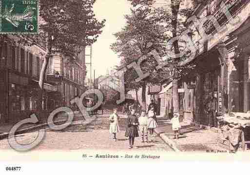 Ville de ASNIERESSURSEINE, carte postale ancienne