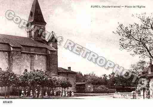 Ville de AUREIL, carte postale ancienne