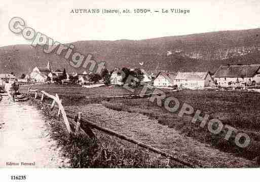 Ville de AUTRANS, carte postale ancienne