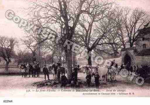 Ville de BAILLEULLESOC, carte postale ancienne