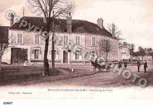 Ville de BEAUMONTDUGATINAIS, carte postale ancienne