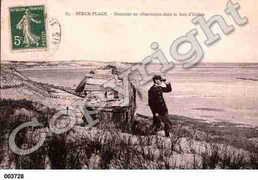 Ville de BERCK, carte postale ancienne