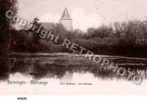 Ville de BERTRANGE, carte postale ancienne