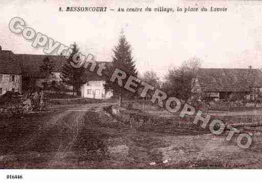 Ville de BESSONCOURT, carte postale ancienne