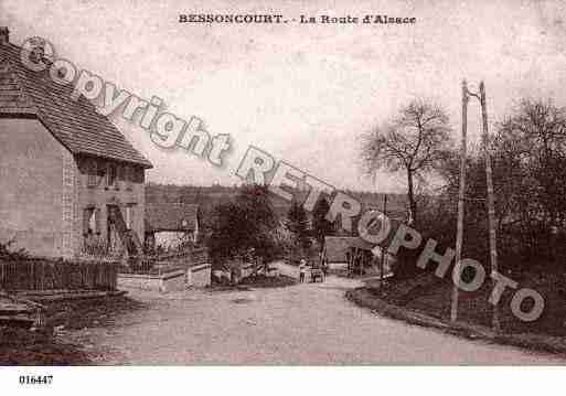 Ville de BESSONCOURT, carte postale ancienne