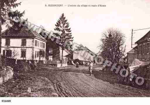 Ville de BESSONCOURT, carte postale ancienne