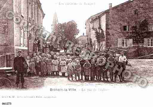 Ville de BREHAINLAVILLE, carte postale ancienne Ville de BREHAINLAVILLE, carte postale ancienne