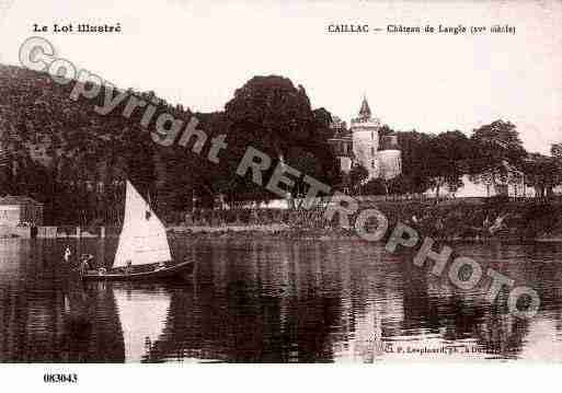 Ville de CAILLAC, carte postale ancienne