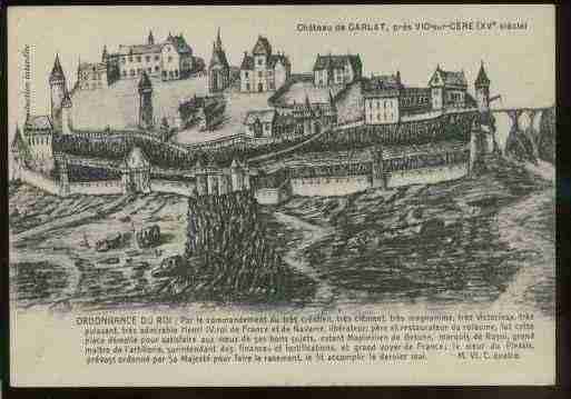Ville de CARLAT, carte postale ancienne Ville de CARLAT, carte postale ancienne