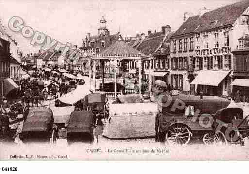 Ville de CASSEL, carte postale ancienne