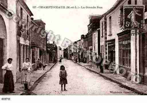 Ville de CHAMPTOCEAUX, carte postale ancienne