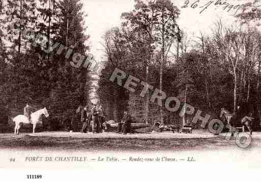 Ville de CHANTILLY, carte postale ancienne