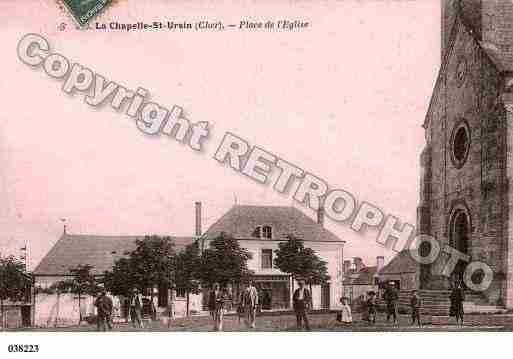 Ville de CHAPELLESAINTURSIN(LA), carte postale ancienne