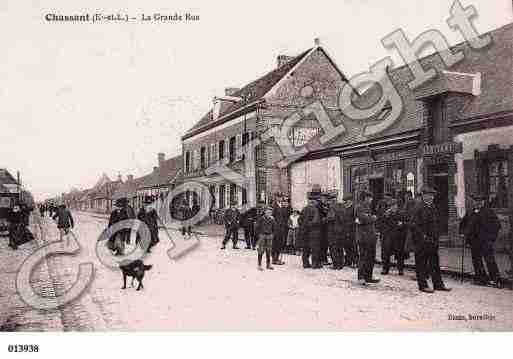 Ville de CHASSANT, carte postale ancienne