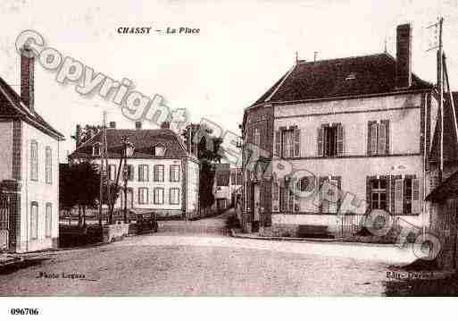 Ville de CHASSY, carte postale ancienne