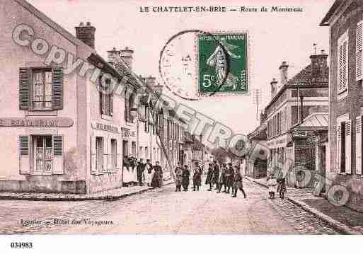 Ville de CHATELETENBRIE(LE), carte postale ancienne