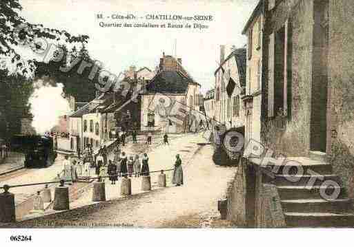 Ville de CHATILLONSURSEINE, carte postale ancienne