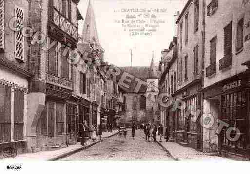 Ville de CHATILLONSURSEINE, carte postale ancienne