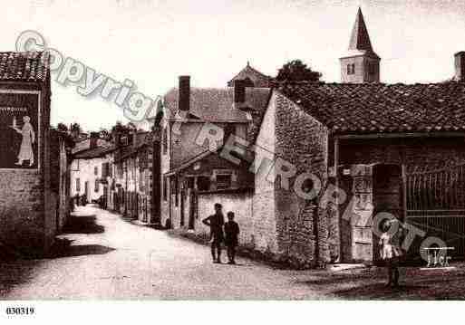 Ville de CHIZE, carte postale ancienne