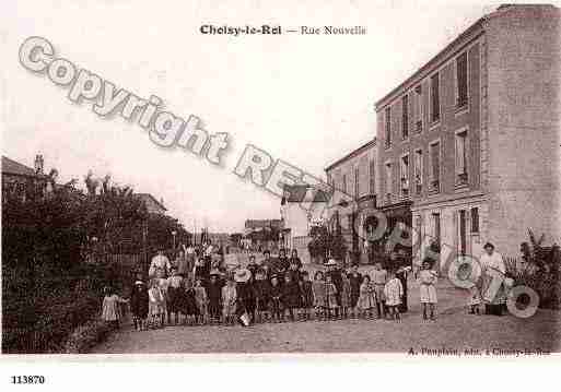 Ville de CHOISYLEROI, carte postale ancienne