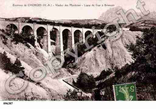 Ville de CHORGES, carte postale ancienne