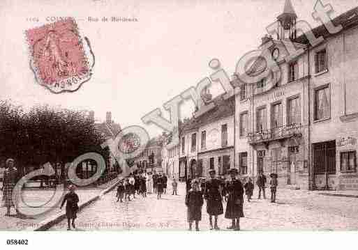 Ville de COINCY, carte postale ancienne