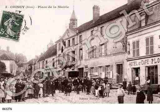 Ville de COINCY, carte postale ancienne