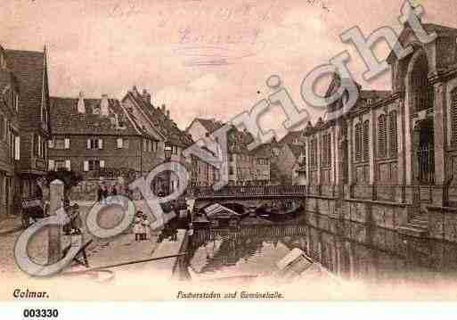 Ville de COLMAR, carte postale ancienne