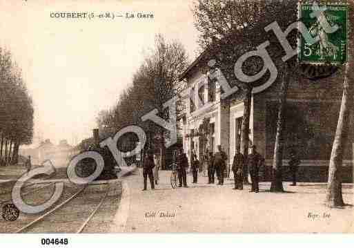 Ville de COUBERT, carte postale ancienne