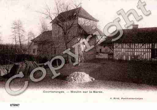 Ville de COURTERANGES, carte postale ancienne