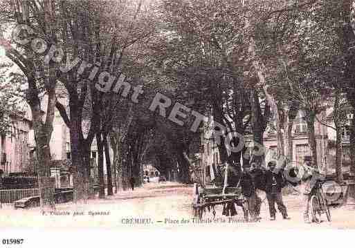 Ville de CREMIEU, carte postale ancienne