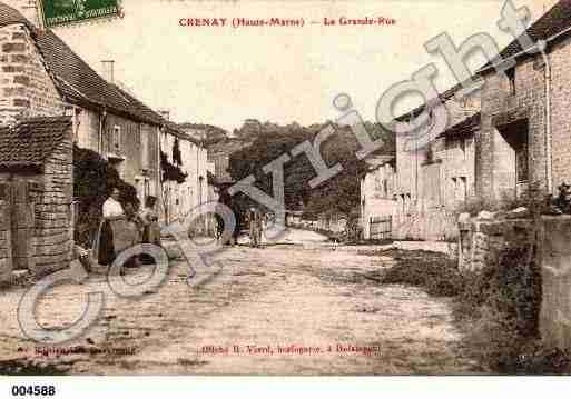 Ville de CRENAY, carte postale ancienne