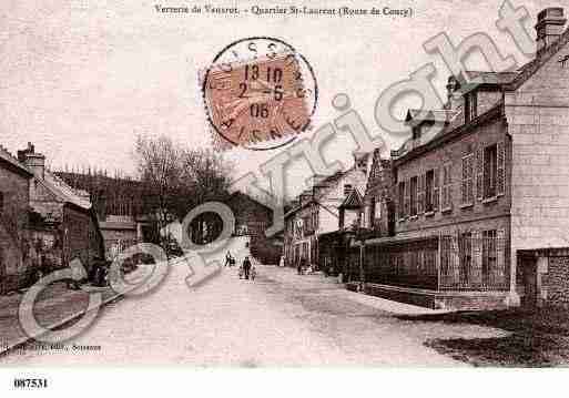 Ville de CUFFIES, carte postale ancienne