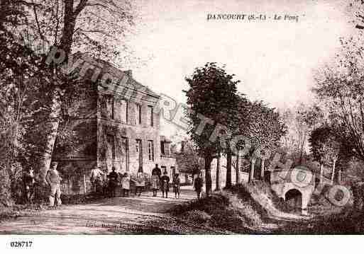 Ville de DANCOURT, carte postale ancienne