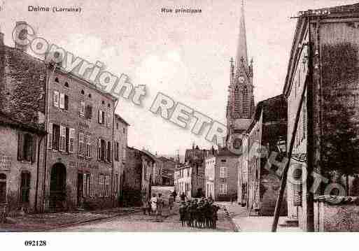 Ville de DELME, carte postale ancienne