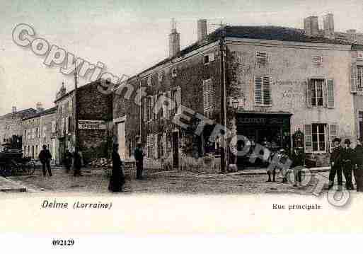 Ville de DELME, carte postale ancienne