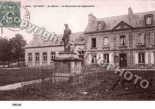 Ville de FAOU(LE), carte postale ancienne