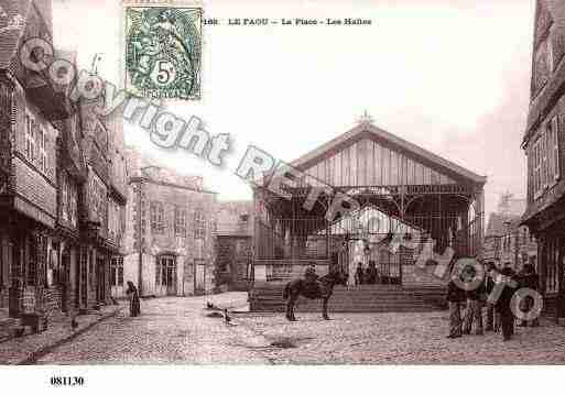 Ville de FAOU(LE), carte postale ancienne