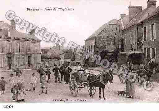 Ville de FISMES, carte postale ancienne