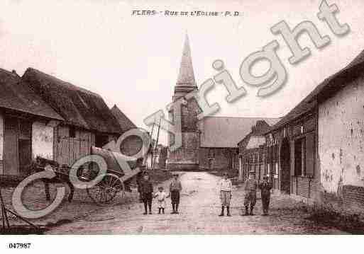 Ville de FLERS, carte postale ancienne