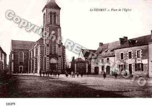 Ville de GENESTSAINTISLE(LE), carte postale ancienne
