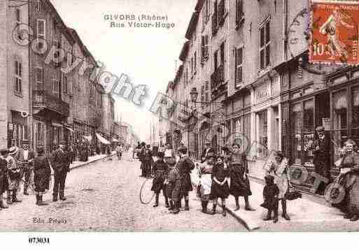 Ville de GIVORS, carte postale ancienne