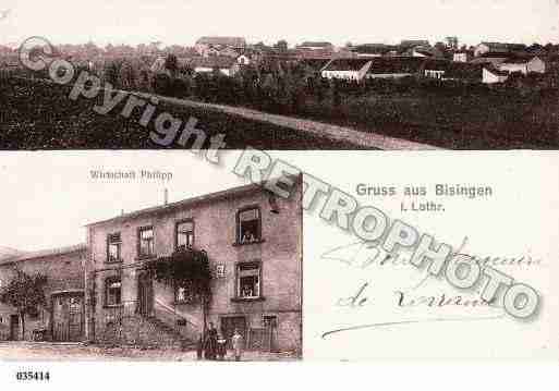 Ville de GRINDORFF, carte postale ancienne