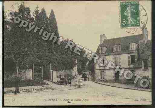 Ville de GUERET, carte postale ancienne