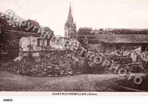 Ville de HARTMANNSWILLER, carte postale ancienne