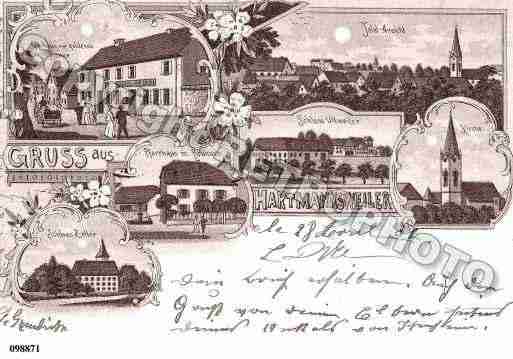 Ville de HARTMANNSWILLER, carte postale ancienne