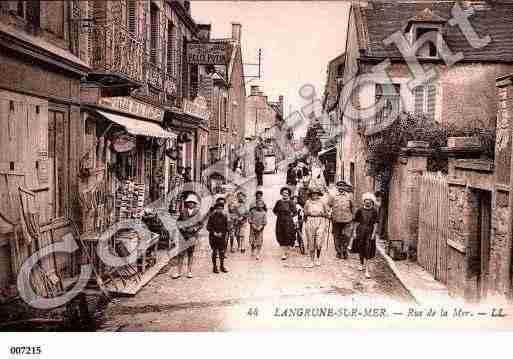 Ville de LANGRUNESURMER, carte postale ancienne