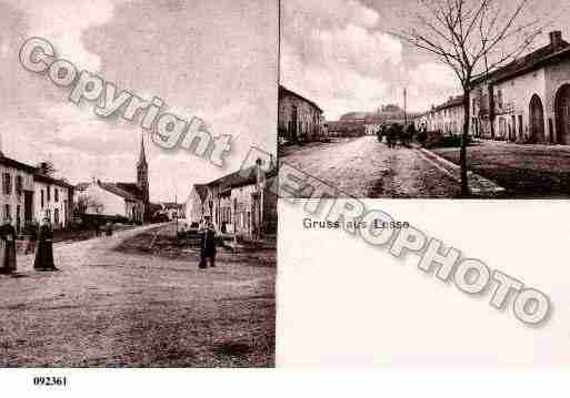 Ville de LESSE, carte postale ancienne