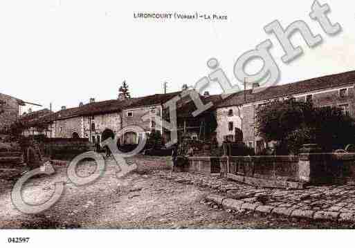 Ville de LIRONCOURT, carte postale ancienne